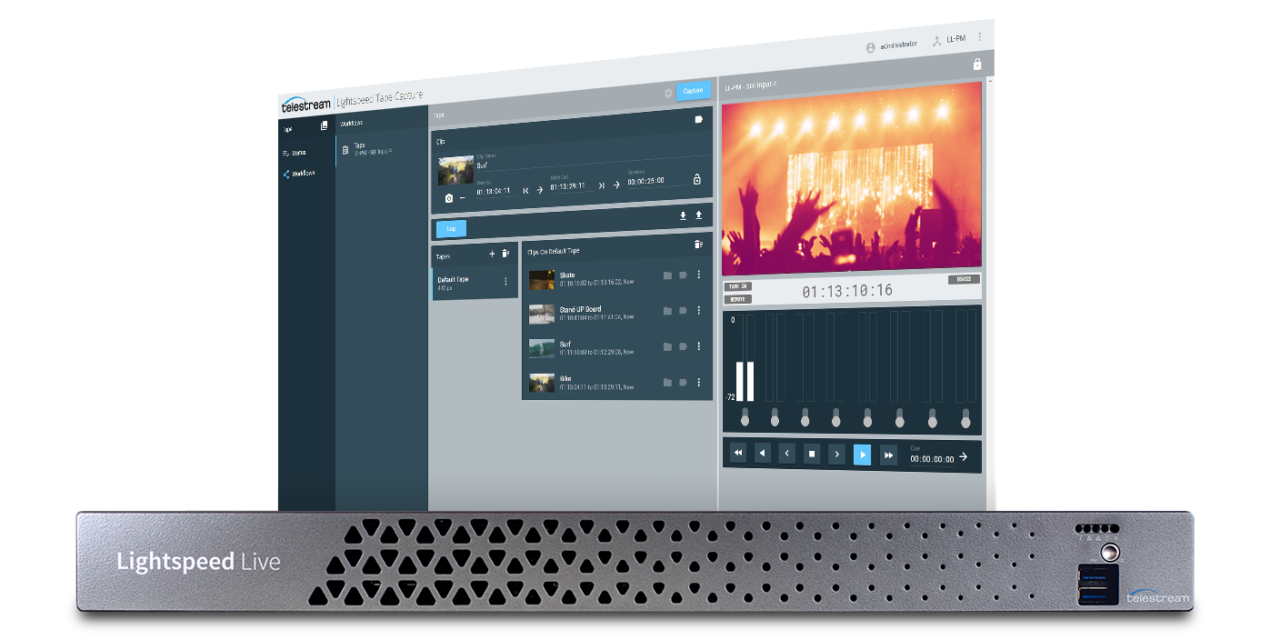 Telestream’s Latest Lightspeed Live Capture Release to Support SMPTE 2110 with NMOS, NDI, and SRT IP Connectivity