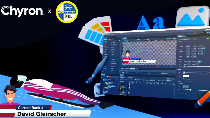 The International Luge Federation Selects Chyron PRIME to Improve Fan Engagement