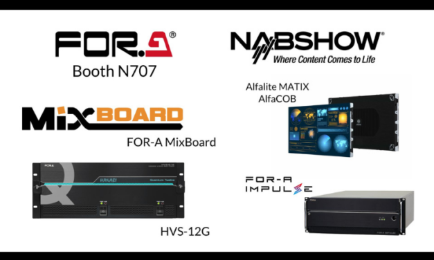 FOR-A Theme “Connecting the Present, Building the Future” Comes to Life at NAB 2025