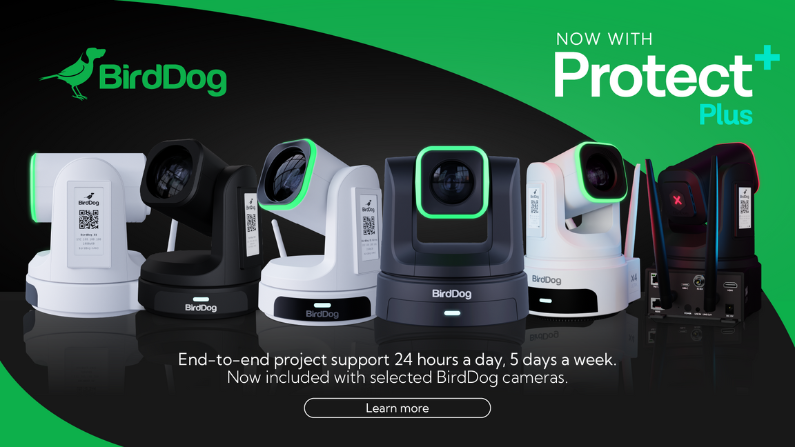 BirdDog announces Midwich Protect Plus Enhanced warranty protection now included with every camera