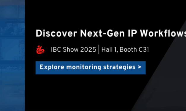 TAG Showcases Next-Gen IP Workflow Monitoring with Powerful New Tools at IBC 2025